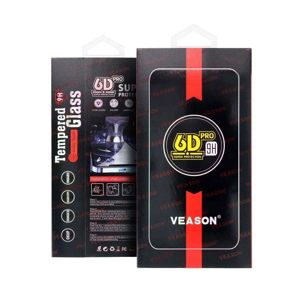 Szkło Hartowane 6D Pro Veason Glass - Ochrona dla Motorola E15 / G05 / G15 / G15 Power