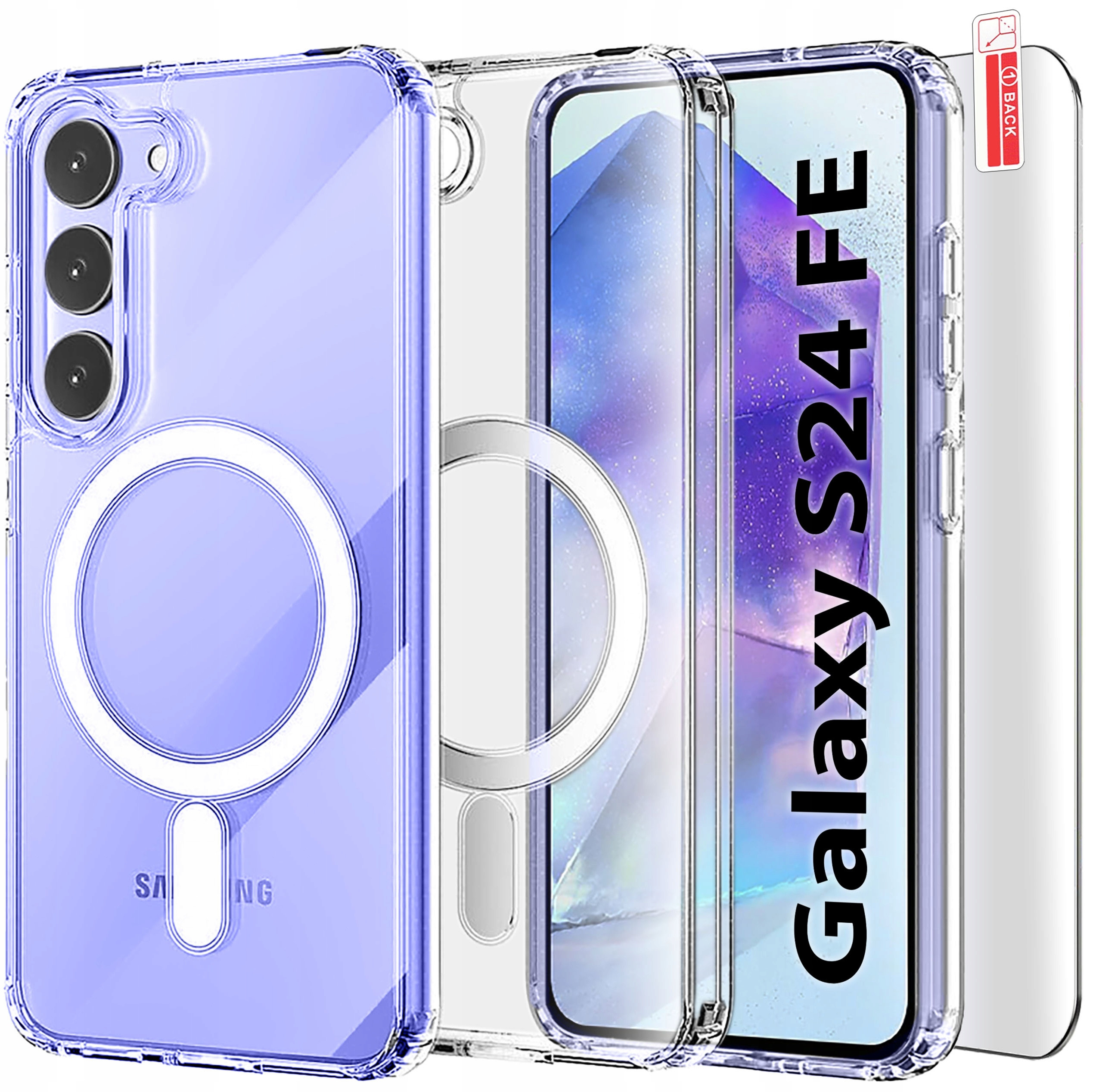 Etui do Samsung S24 FE WZMACNIANE do MAGSAFE ANTI SHOCK CLEAR CASE – Ochrona i styl w jednym