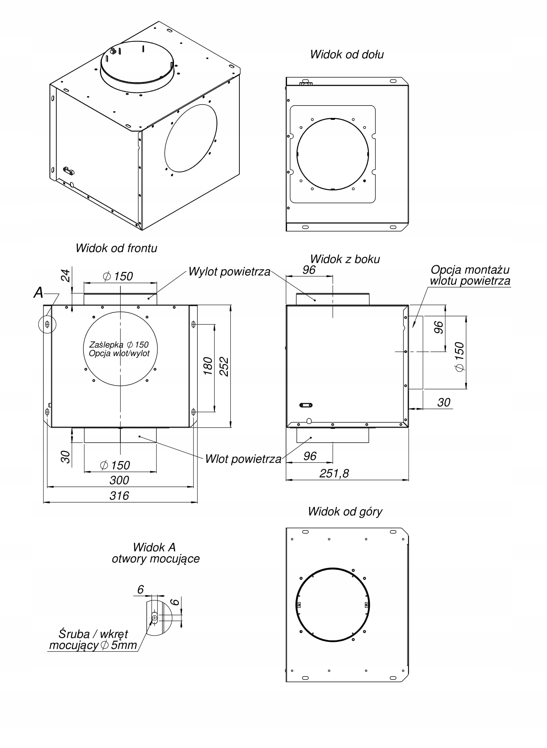 Estetyka wykonania – Czarne hartowane szkło i stal lakierowana