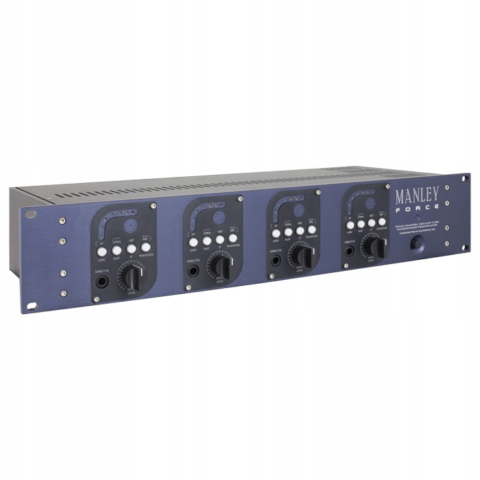 Manley FORCE - 4-kanałowy preamp mikrofonowy – Doskonałe brzmienie w Twoim studio