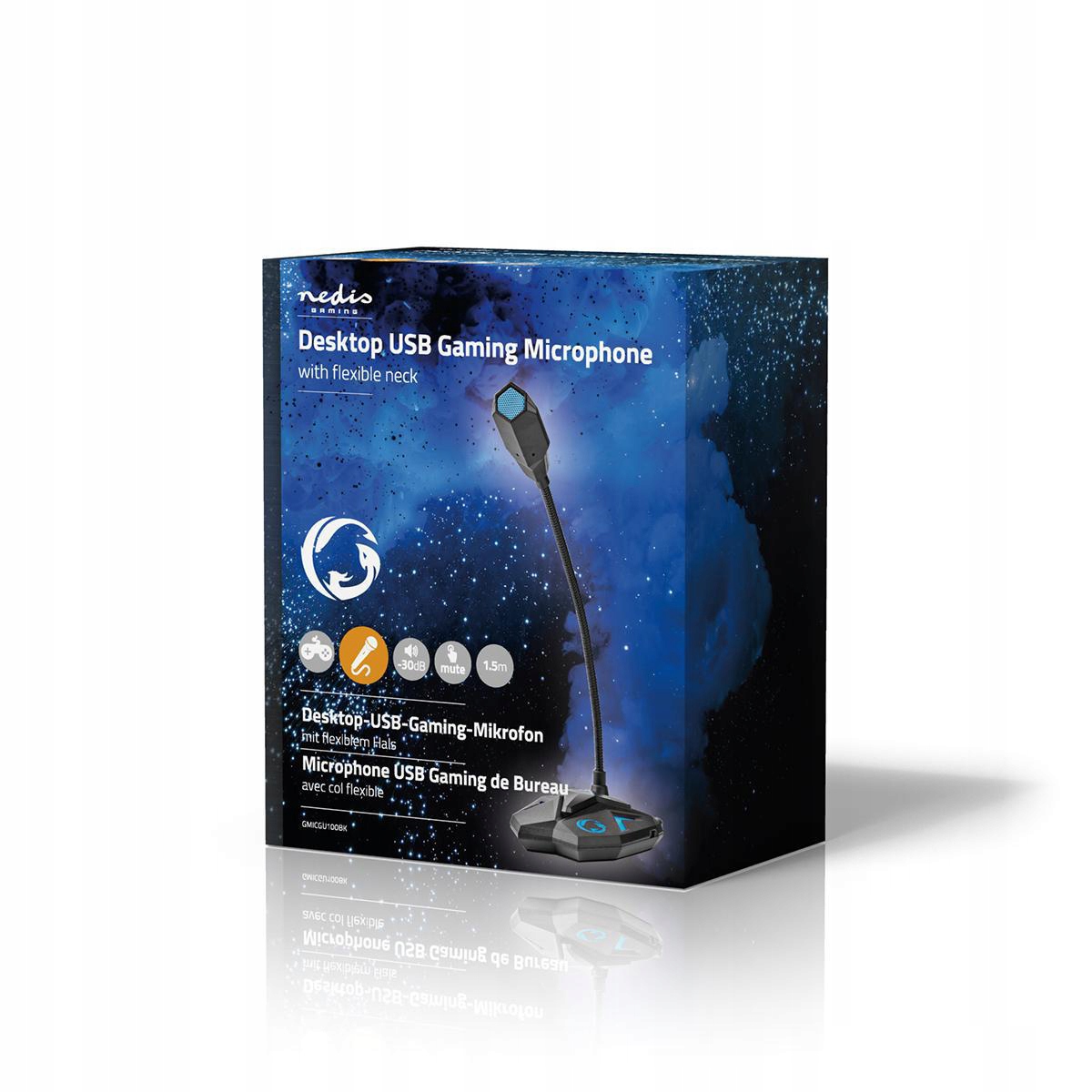 Czułość mikrofonu -30 dB dla wyraźnego dźwięku