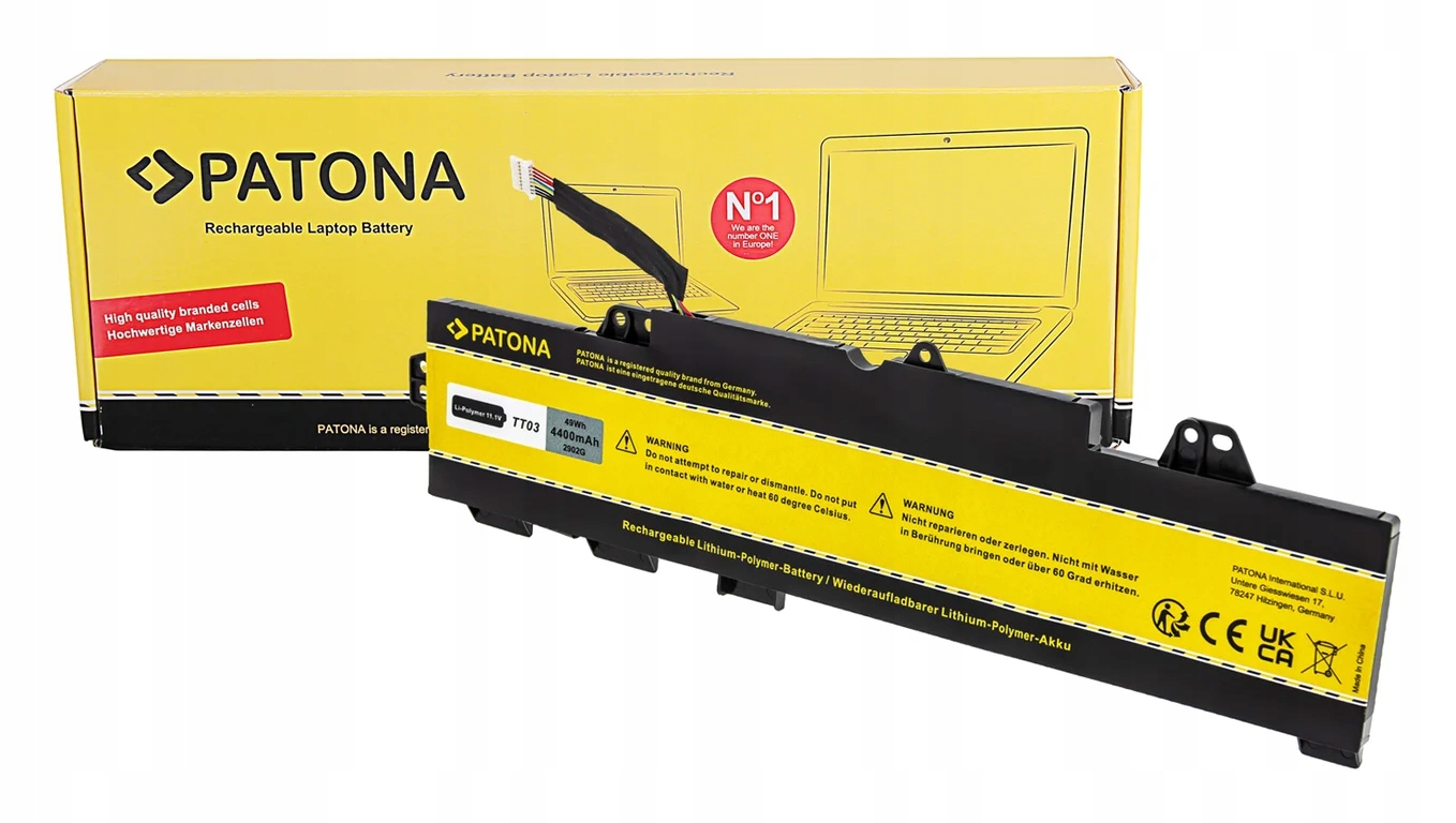 PATONA 2902 – Wydajna bateria zamienna do laptopów HP i Compaq