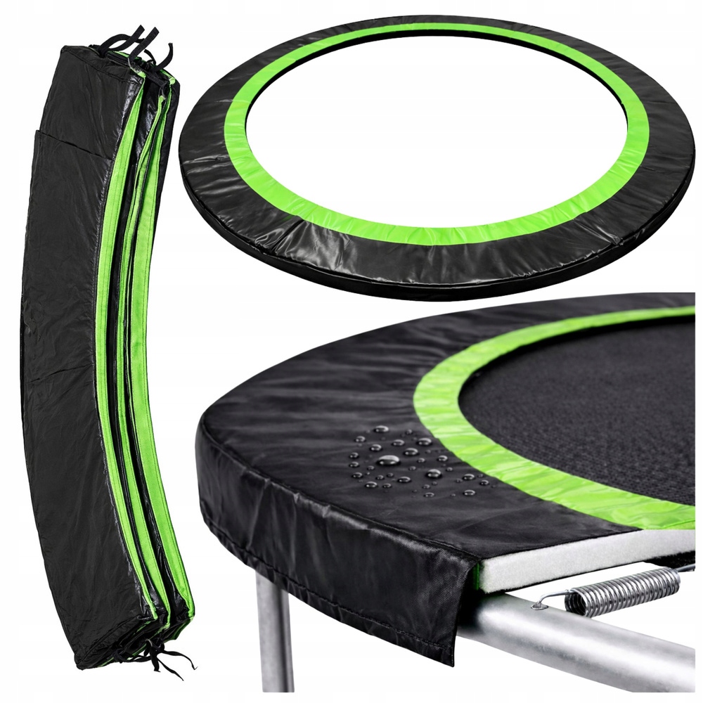 Osłona Sprężyn Do Trampoliny LEAN SPRING PAD Czarna 180-183CM 6FT – Bezpieczeństwo i komfort skakania