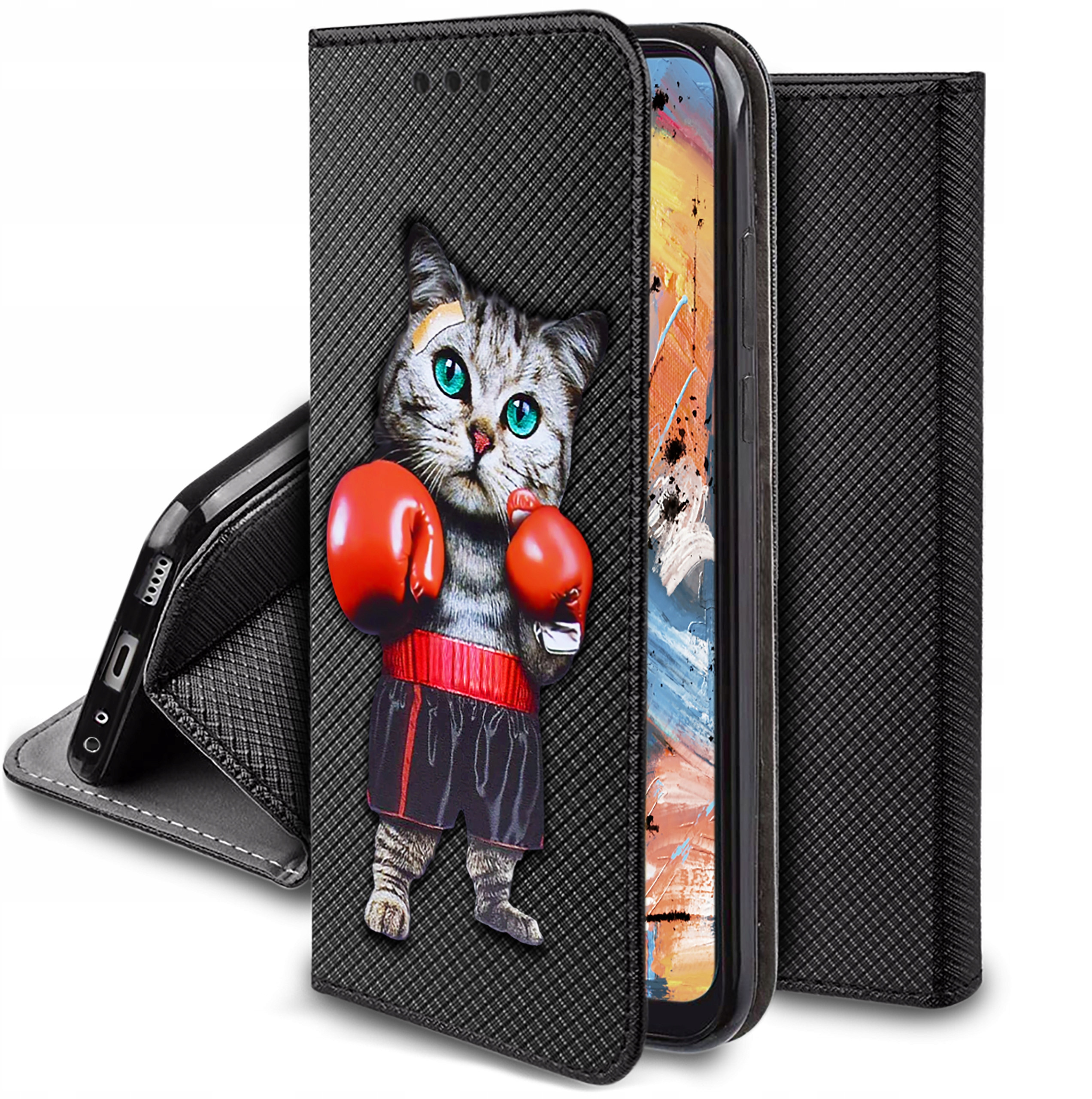 Etui Motorola Moto G54 5G Power Edition MAGNET WZORY CASE PORTFEL – Ochrona i styl w jednym