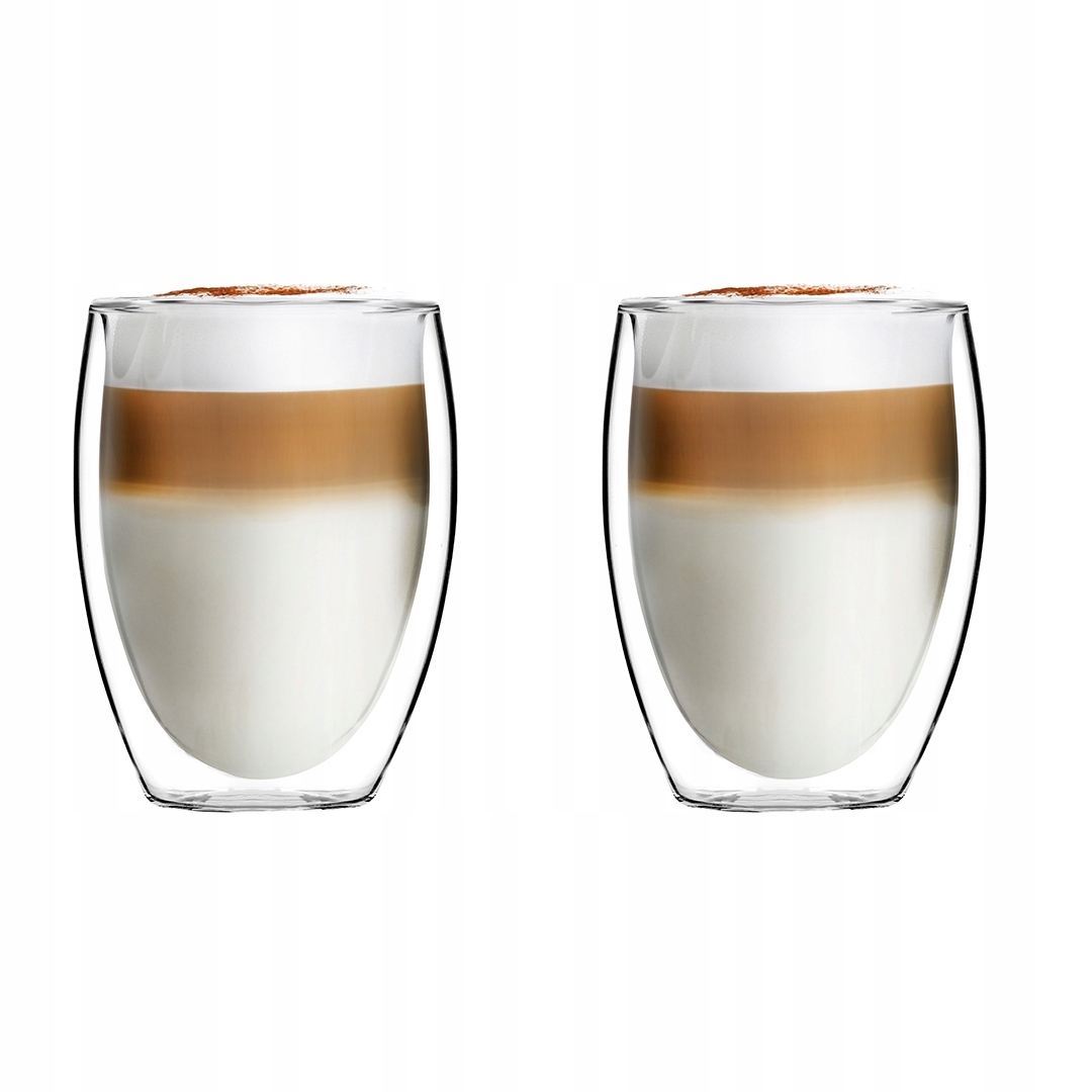 Zestaw 2 wysokich szklanek z podwójną ścianką Noa 360 ml Vialli Design