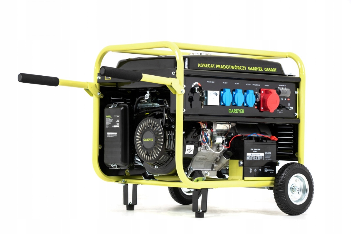 Generator prądu trójfazowy G5500T 5.5 KW ESTART GARDYER – Niezawodne źródło energii