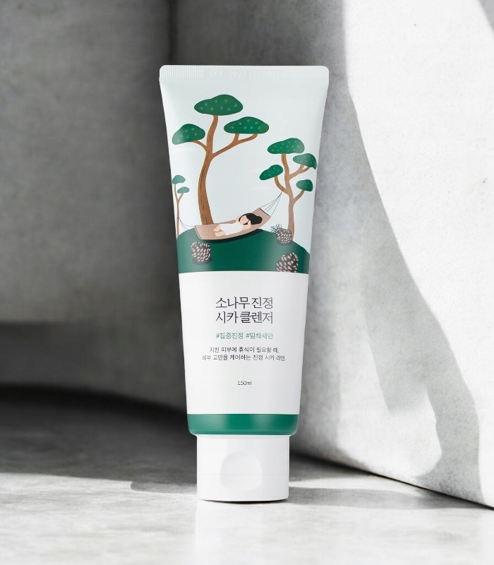 Round Lab - Pine Calming Cica Cleanser 150ml – Delikatne oczyszczanie dla Twojej skóry
