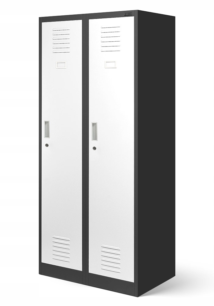 Szafa socjalna BHP ubraniowa czterokomorowa KACPER – Idealne rozwiązanie dla Twojej firmy