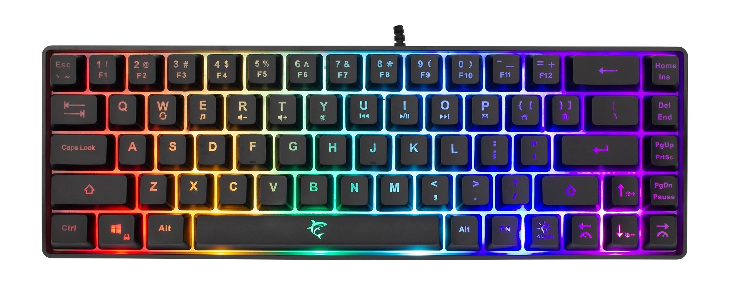 Klawiatura White Shark RONIN Czarna – Idealna dla graczy