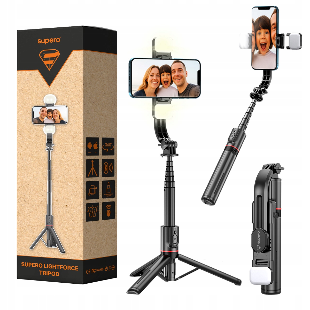 Kijek do selfie Supero – Twój idealny towarzysz w fotografii