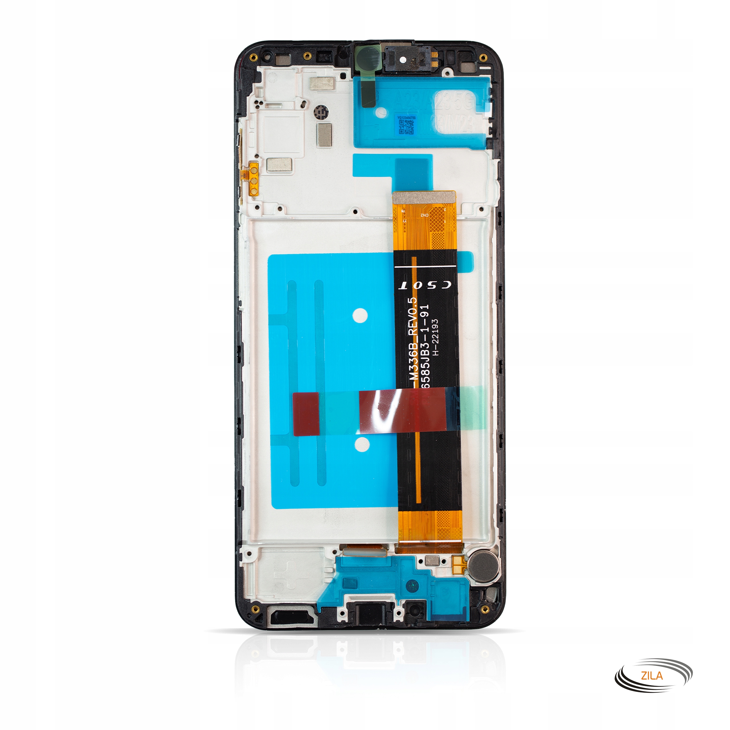 Dodatkowe komponenty w zestawie – Głośnik, taśma przycisku i silniczek wibracji