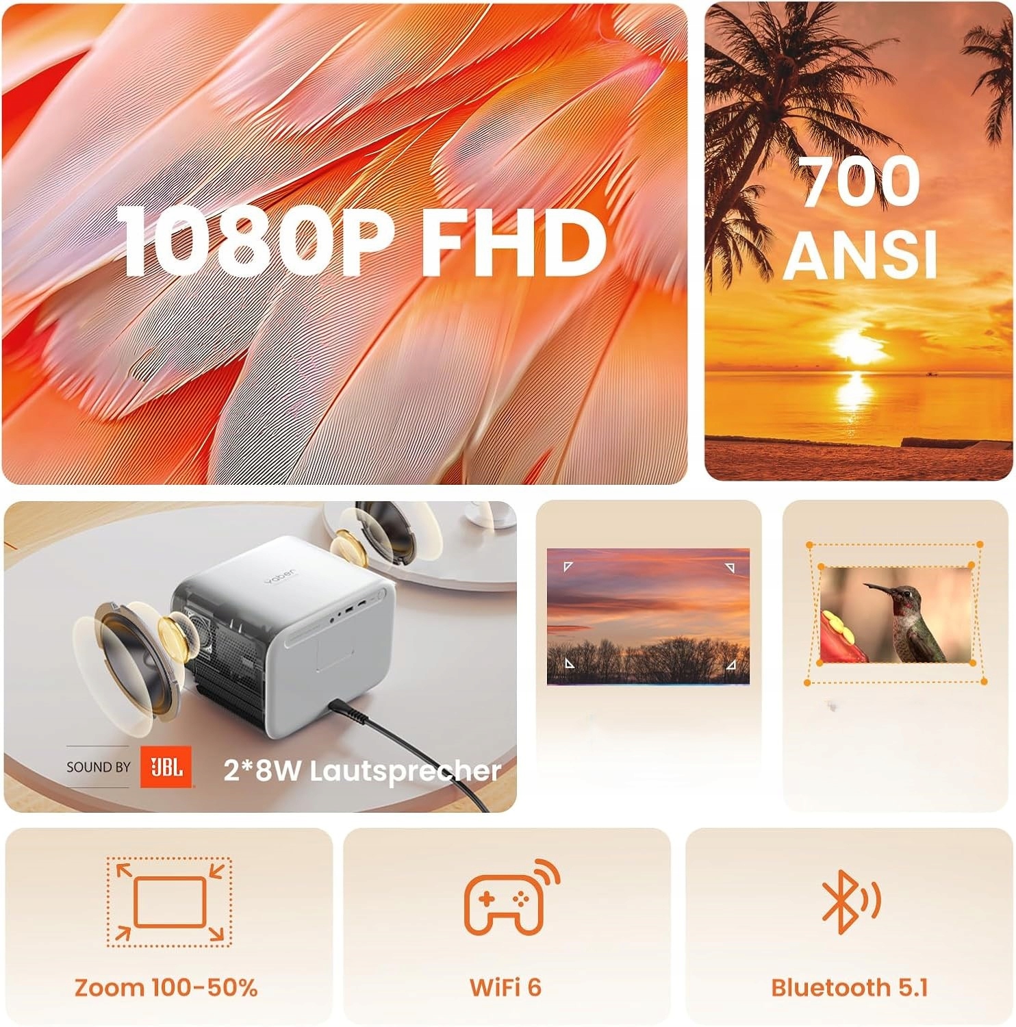 Niezrównana jakość dźwięku z systemem JBL Surround Audio