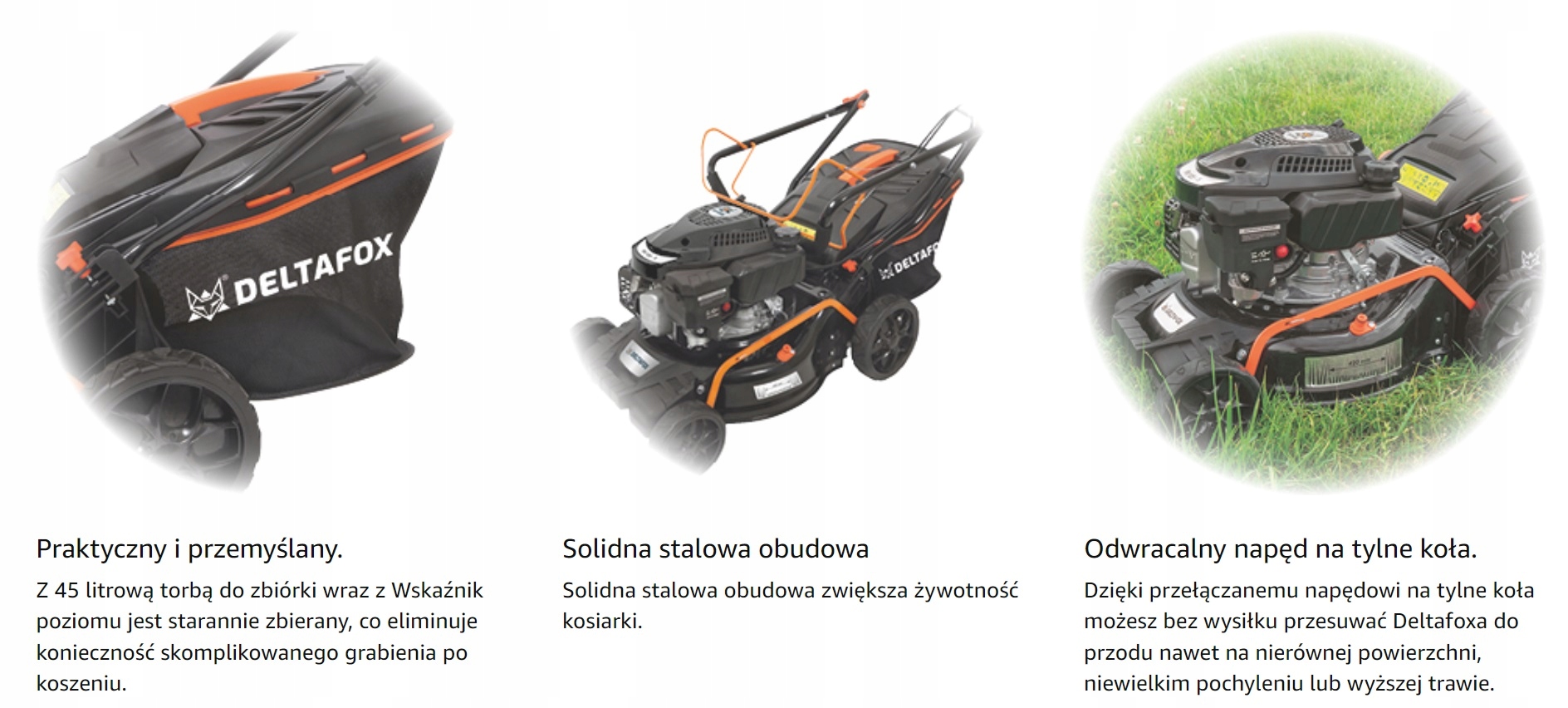 Szerokość koszenia 42 cm – Efektywne cięcie