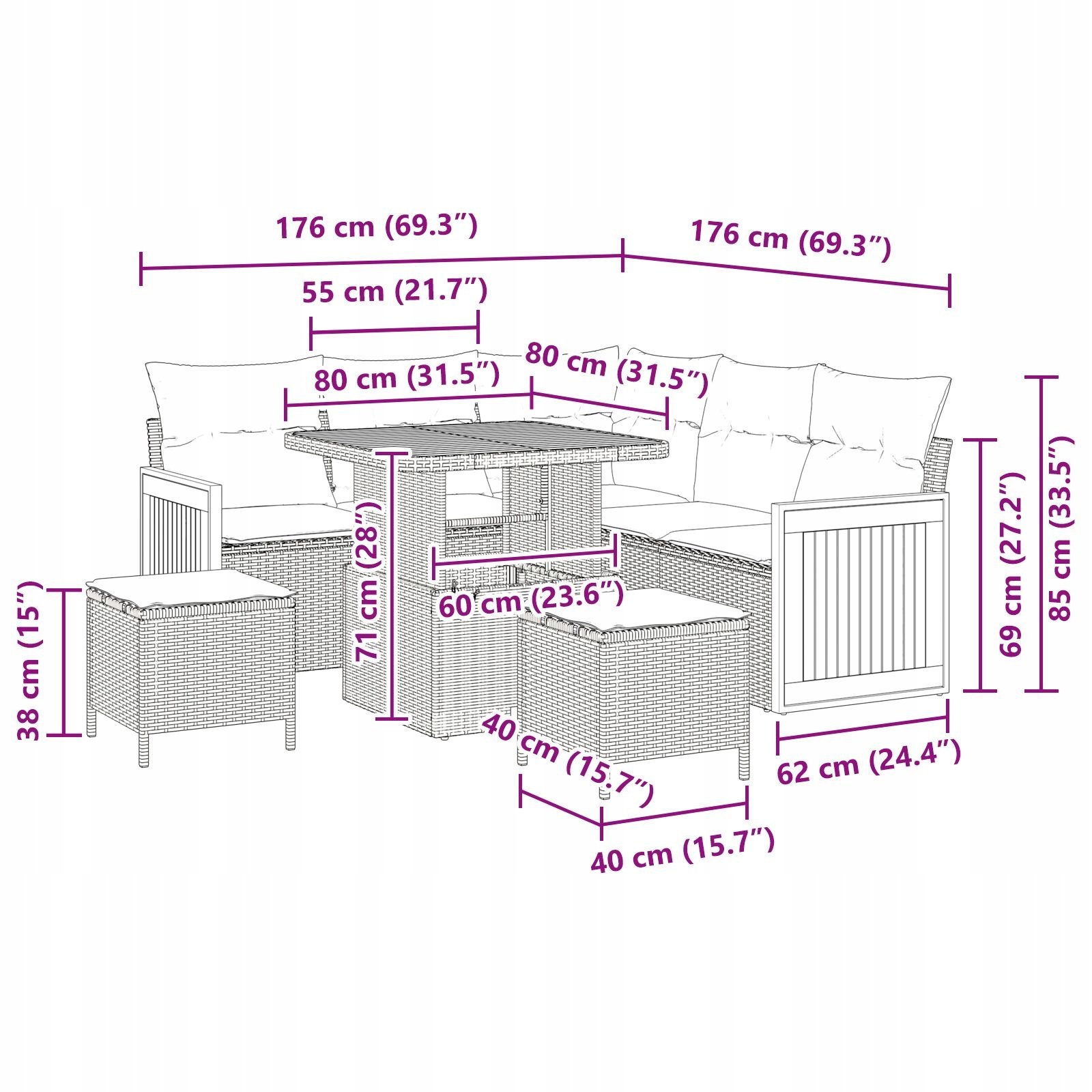 Wygodne poduszki odporne na pogodę – Komfort na świeżym powietrzu
