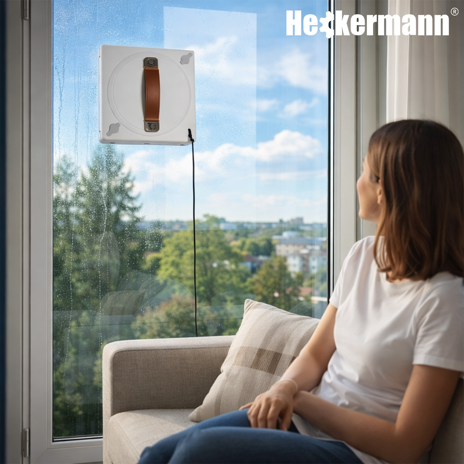 Robot do mycia okien Heckermann GLE350 – Rewolucja w czyszczeniu szyb