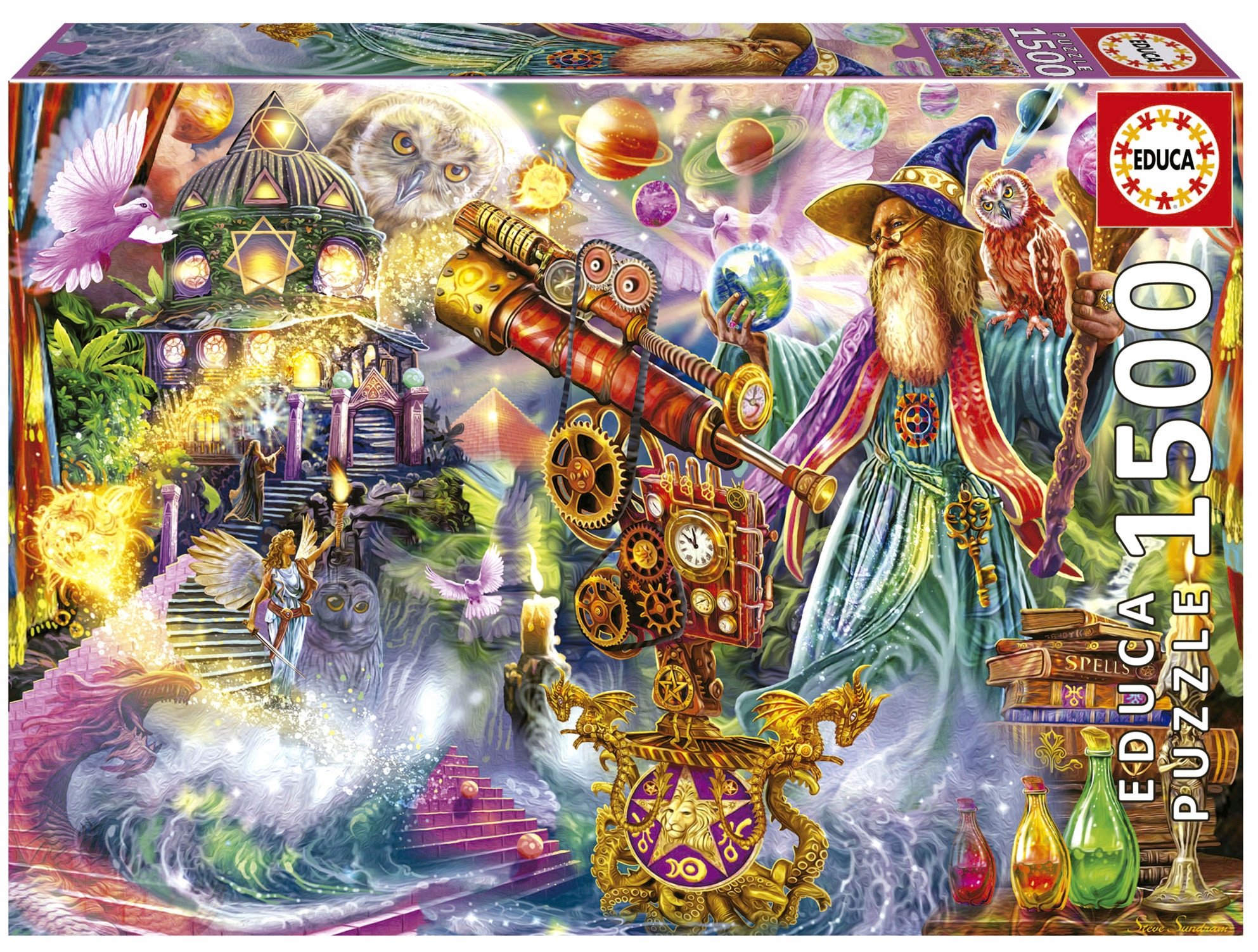 Educa 1500 Wizard Spell – Magiczne puzzle dla każdego