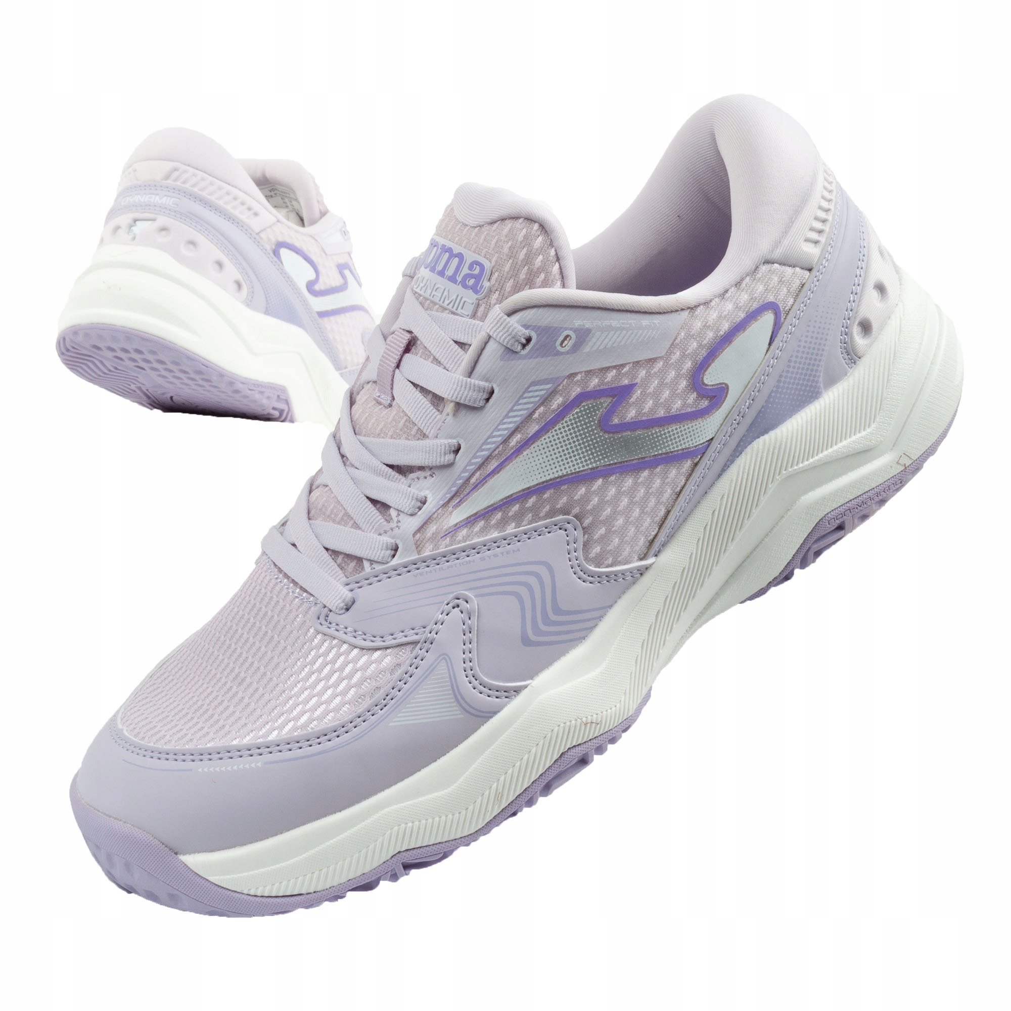 Joma V.Dynamic Lady 2519 – Fioletowe buty do siatkówki dla kobiet