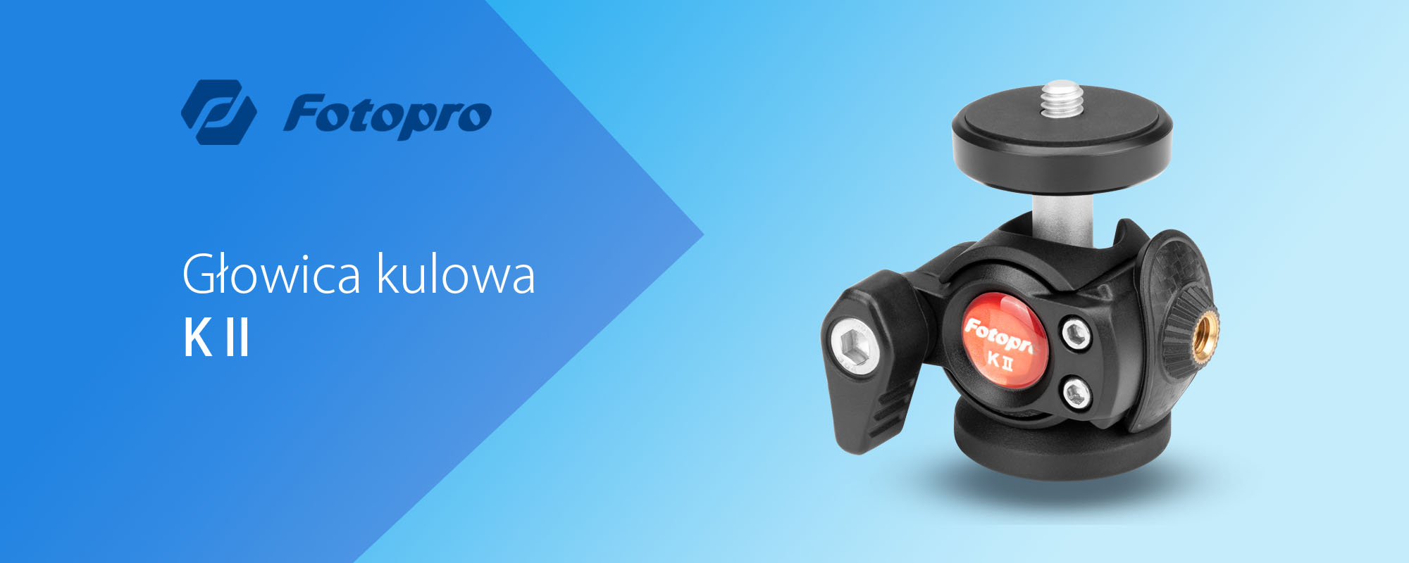 Głowica kulowa Fotopro KII - czarna