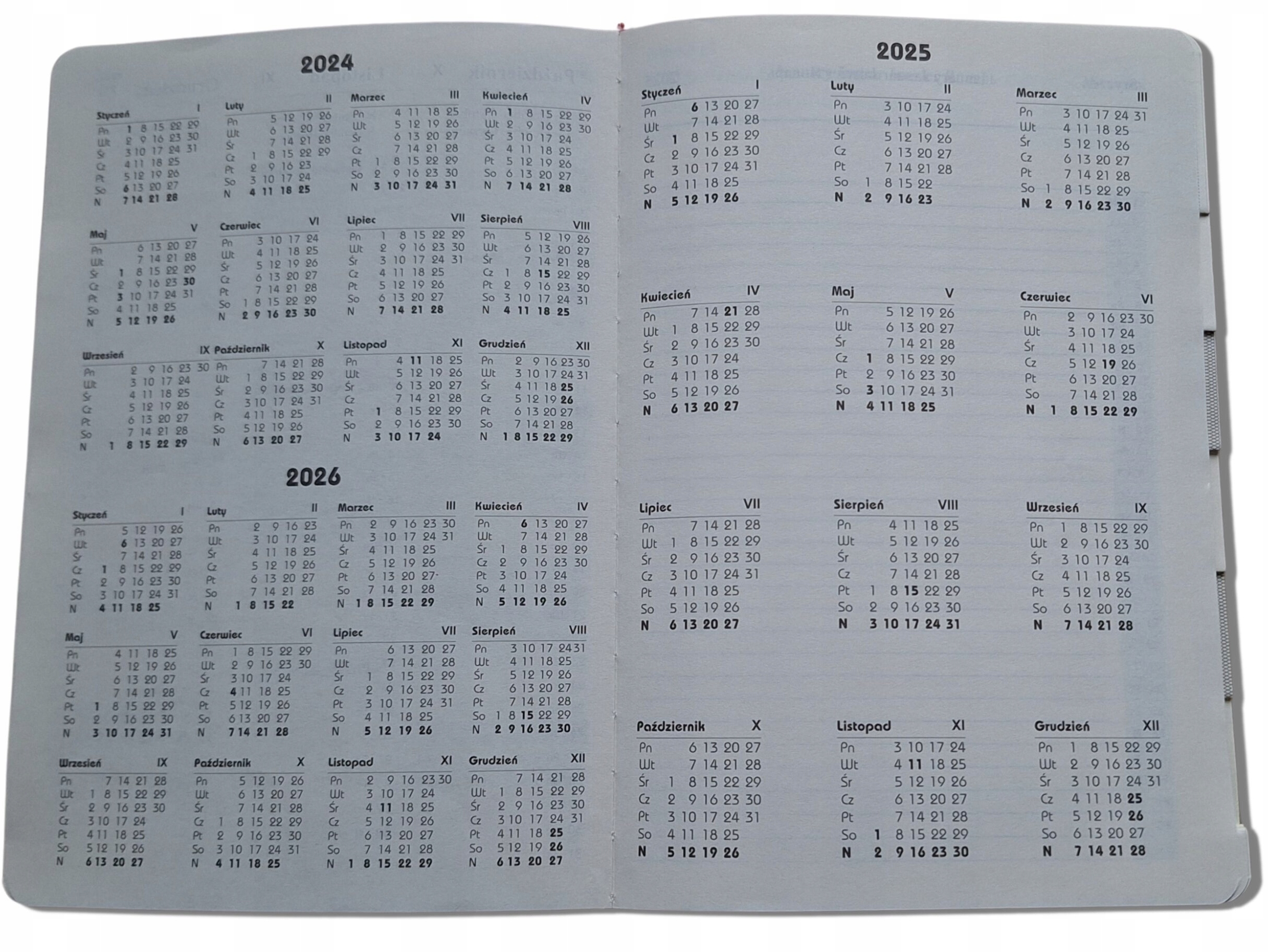 Dodatkowe funkcje i akcesoria w kalendarzu