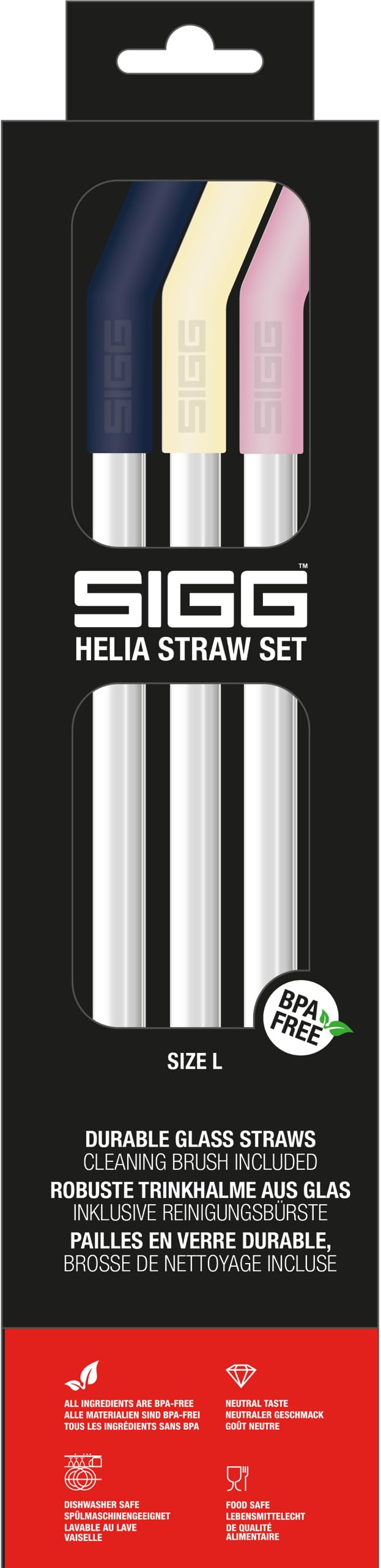 Zestaw Słomek Helia Night Large 0.6L – rozwiązanie do picia