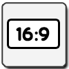 Jeden z najpopularniejszych formatów wyświetlanego obrazu. Następca formatu kinowego 4:3 stosowany jest powszechnie w telewizji wysokiej rozdzielczości HDTV oraz w telewizji cyfrowej. Rozdzielczość 16:9 to międzynarodowy standard obrazu wykorzystywany w Australii, Japonii, Kanadzie, Stanach Zjednoczonych oraz w Europie, w transmisjach satelitarnych. 16:9 stał się standardowym formatem wykorzystywanym w najnowszych technologiach zapisu Blu-ray oraz HD DVD.