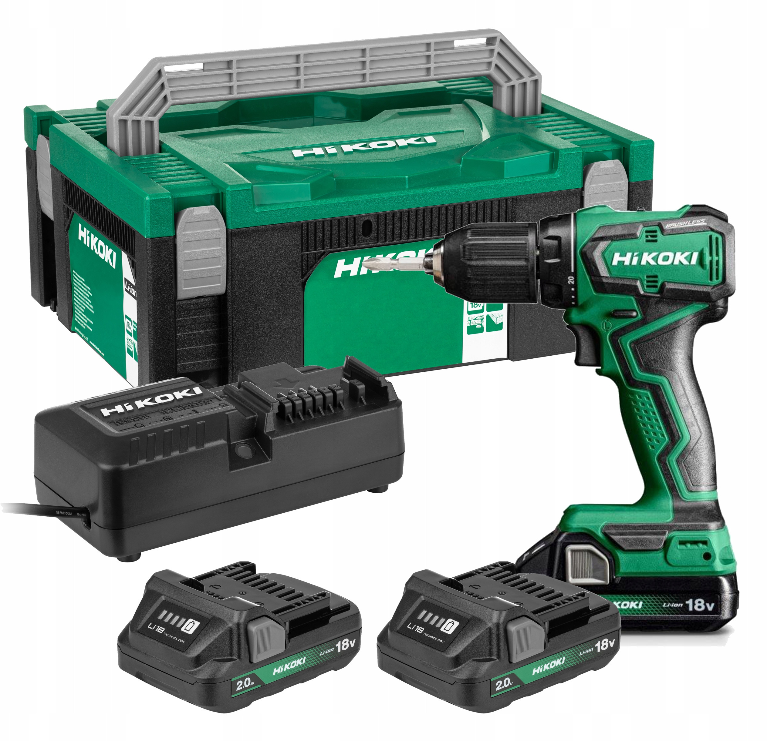 Akumulatory Li-Ion 2x2,0Ah – dłuższy czas pracy bez przerwy