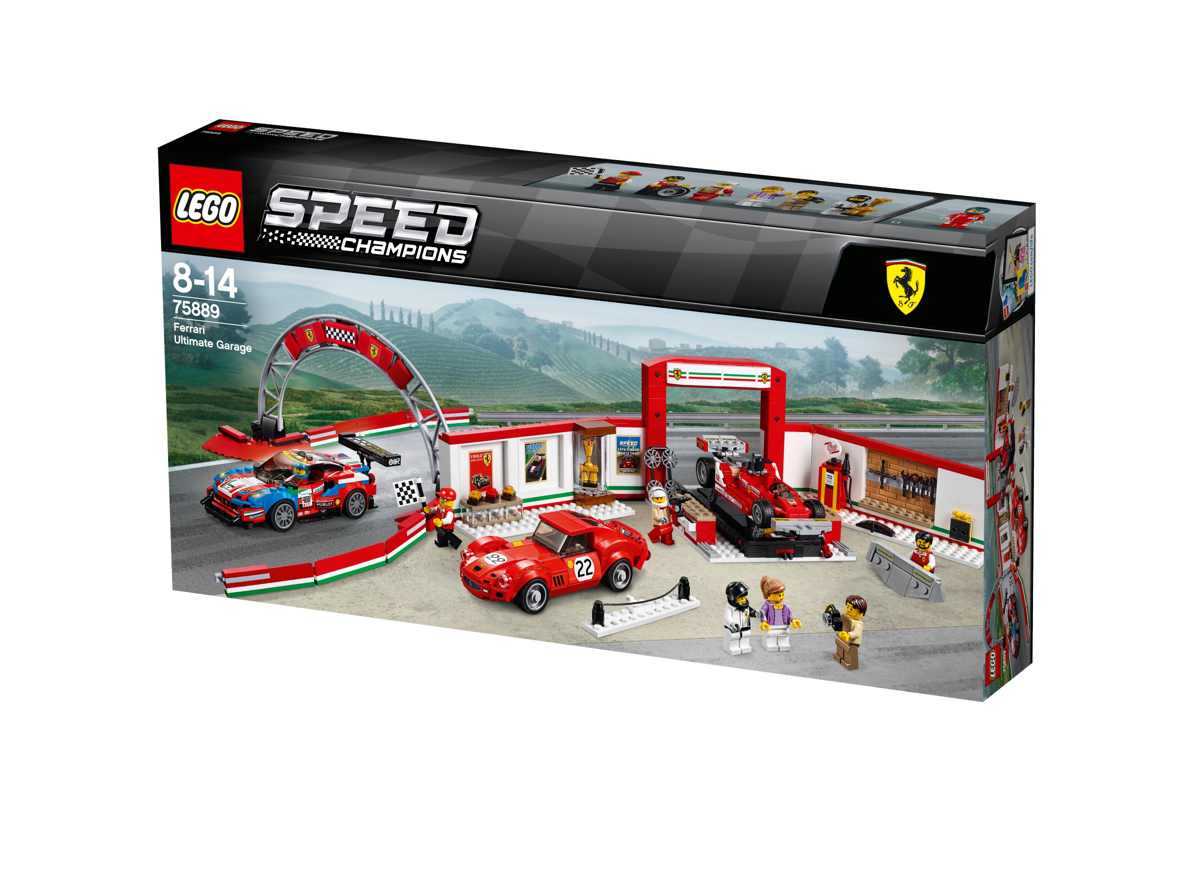 Klocki LEGO Speed Champions 75889 – Rewelacyjny warsztat Ferrari