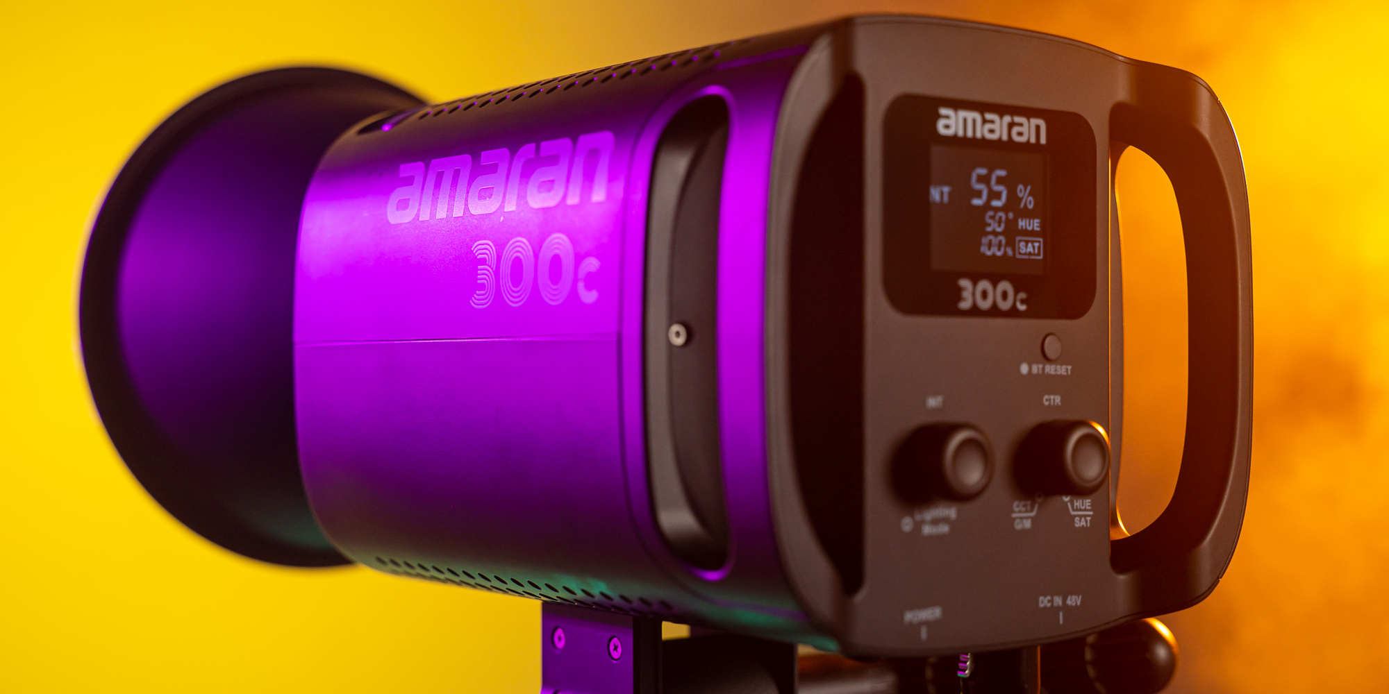 Lampa LED Amaran 300c - szara
