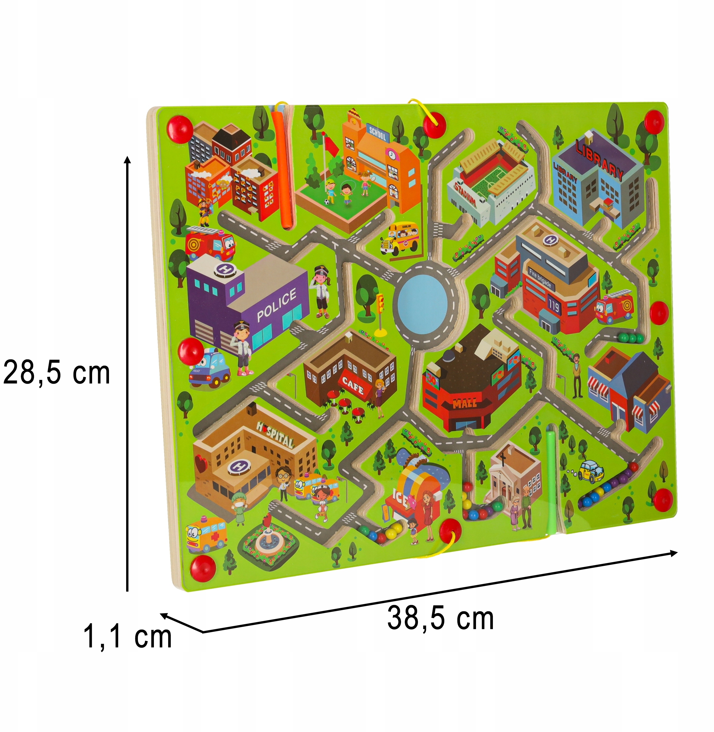 Wymiary i waga: jak duża jest gra labirynt magnetyczna?