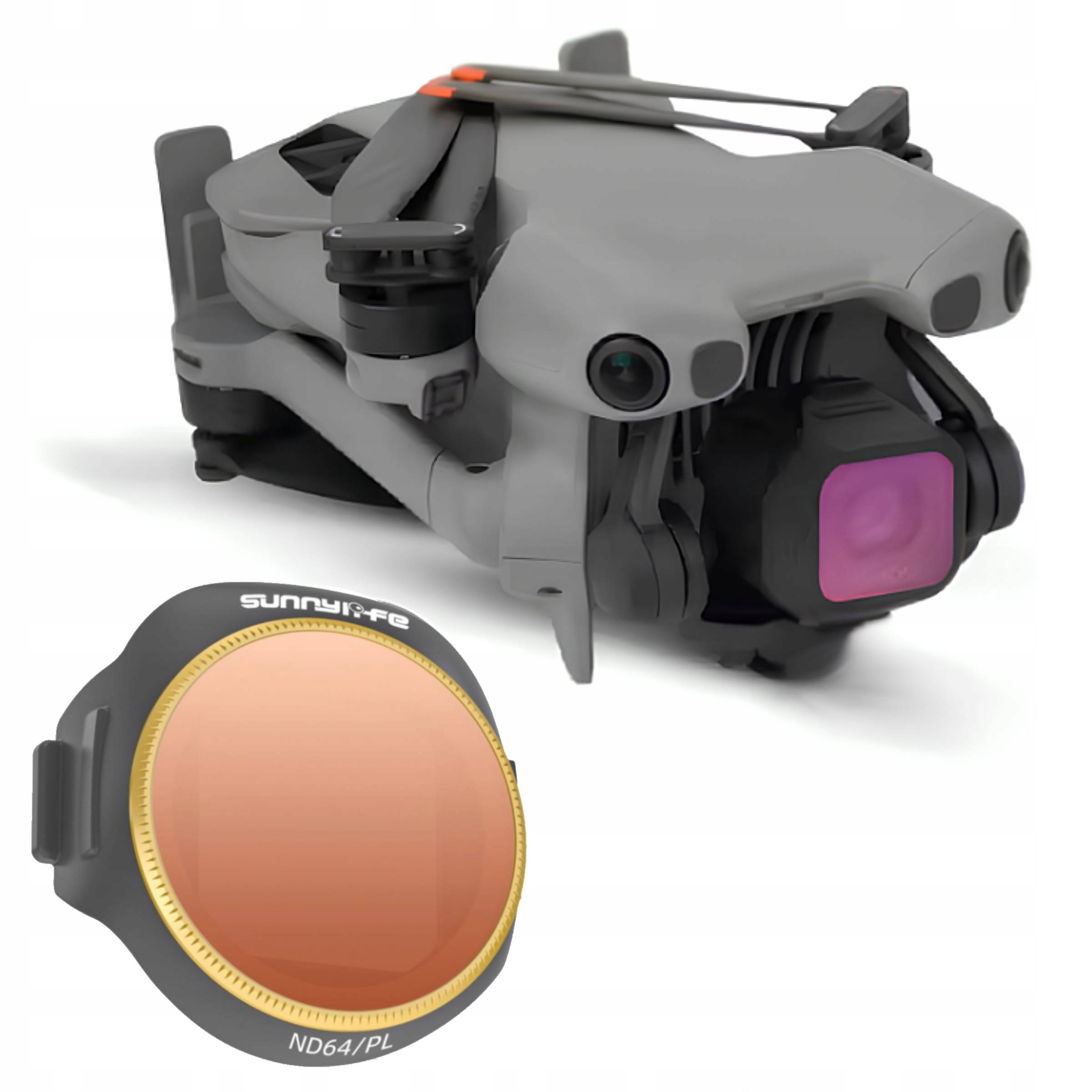 Filtr ND64/PL Szary Polaryzacyjny Ochronny do Drona DJI MINI 5 PRO – Doskonała ochrona dla Twojego drona