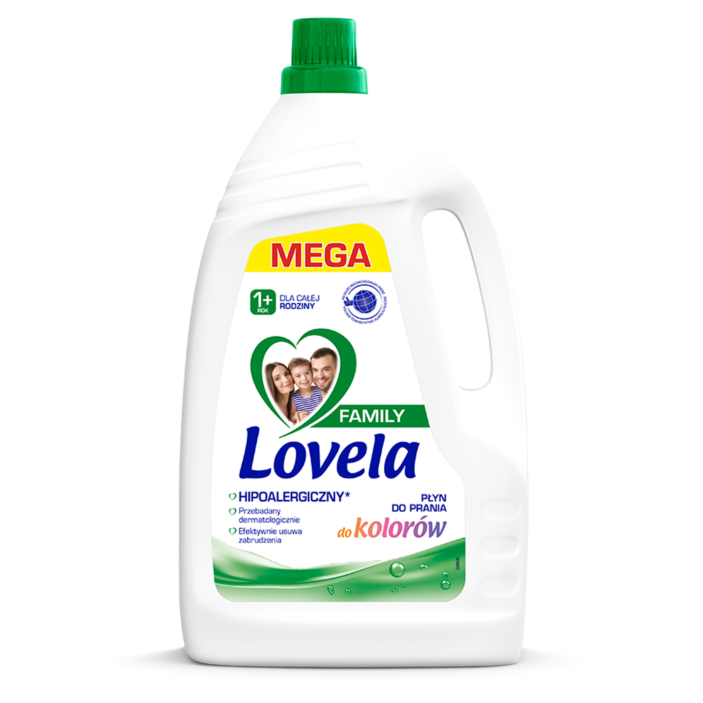 Jak stosować płyn do prania Lovela Family Color?