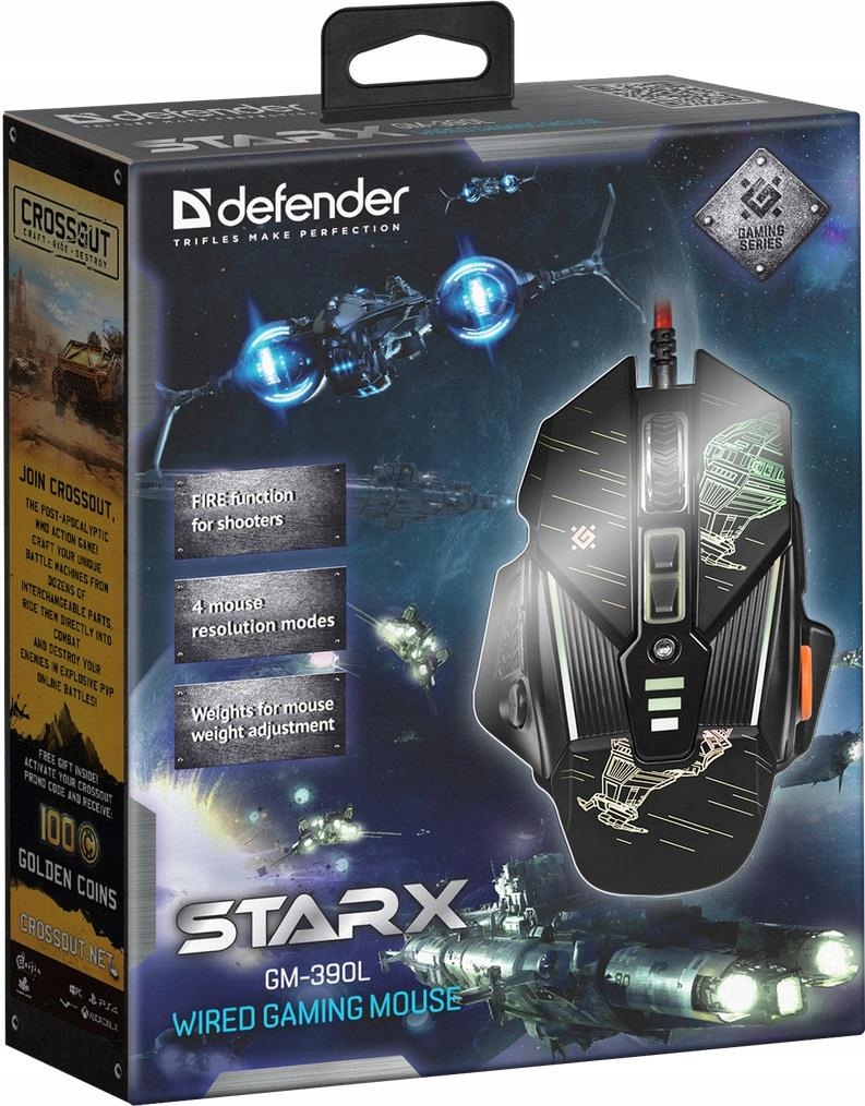 Oprogramowanie Defender Game Center i edytor makr