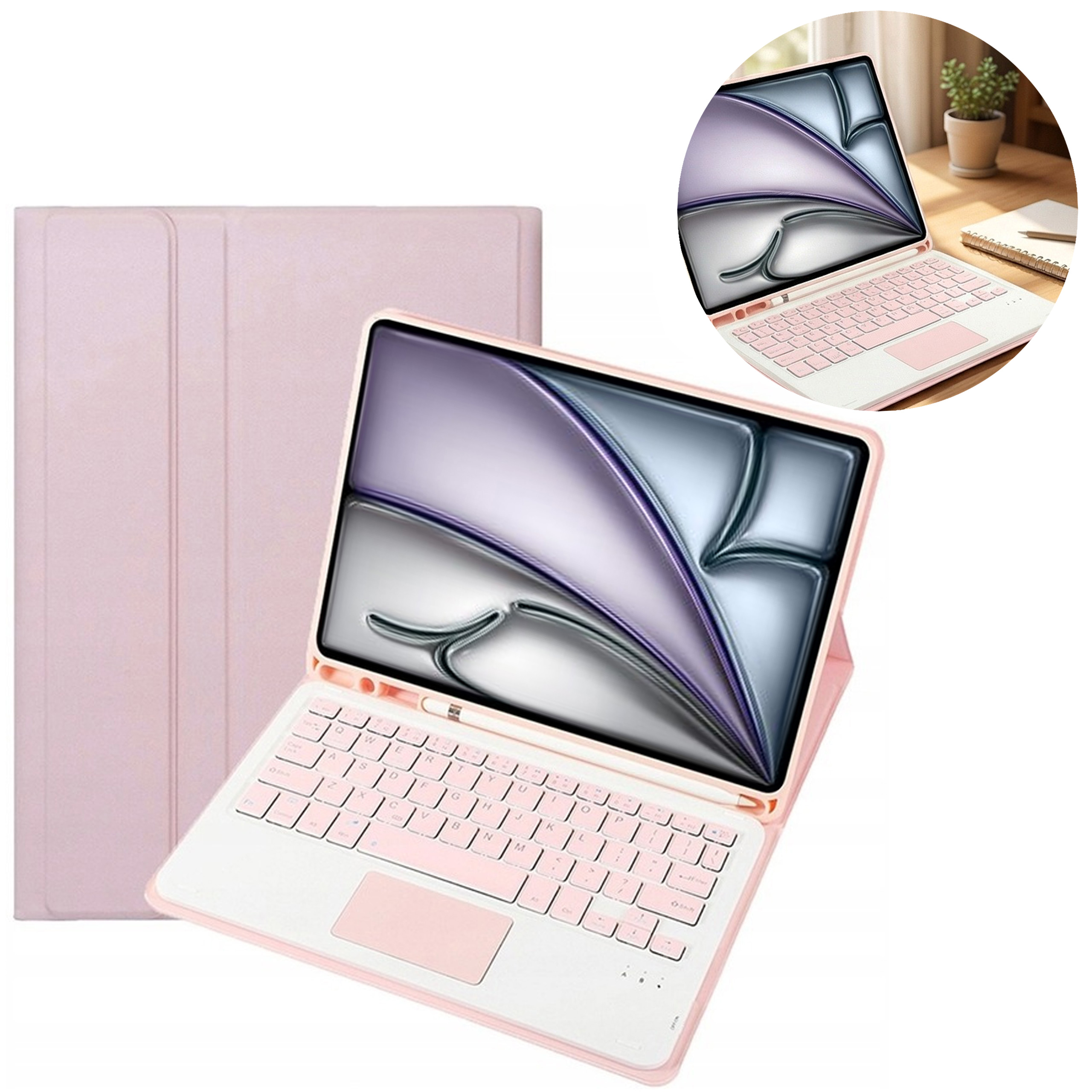 Klawiatura touchpad do iPad Air 11 M3 2025 / Air 11 M2 2024 GEN 7, 6 – Wygodne rozwiązanie dla Twojego tabletu