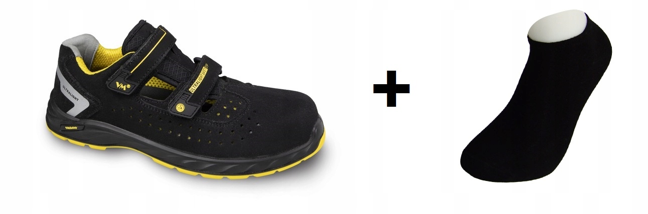 Sandały ochronne VM FOOTWEAR Edmonton 2275-S1PL ESD – Komfort i bezpieczeństwo w pracy