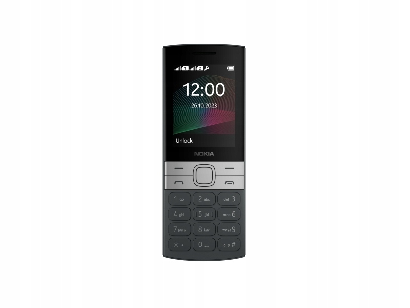 Nokia 150 2G (2023) – Klasyczny telefon komórkowy w eleganckim czarnym kolorze