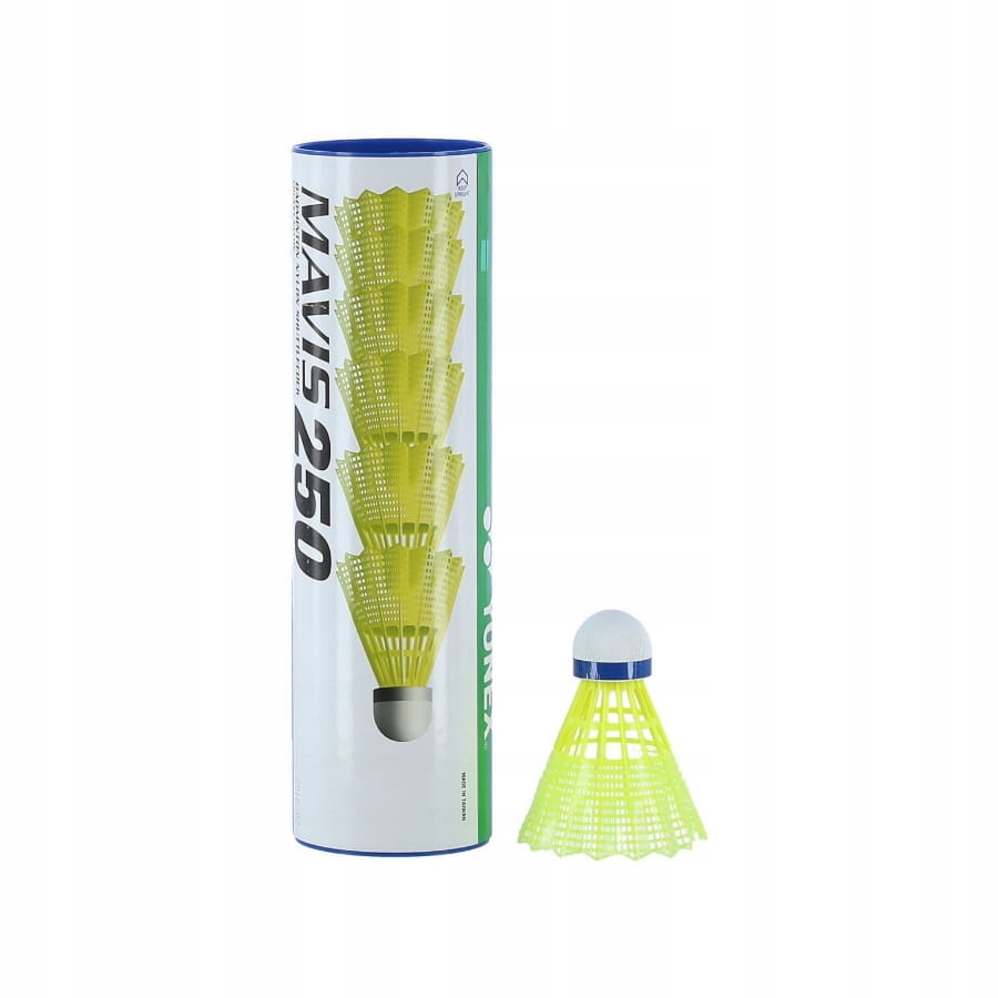 Lotka do badmintona nylon 6 szt Yonex Mavis 250 – Idealna do treningów