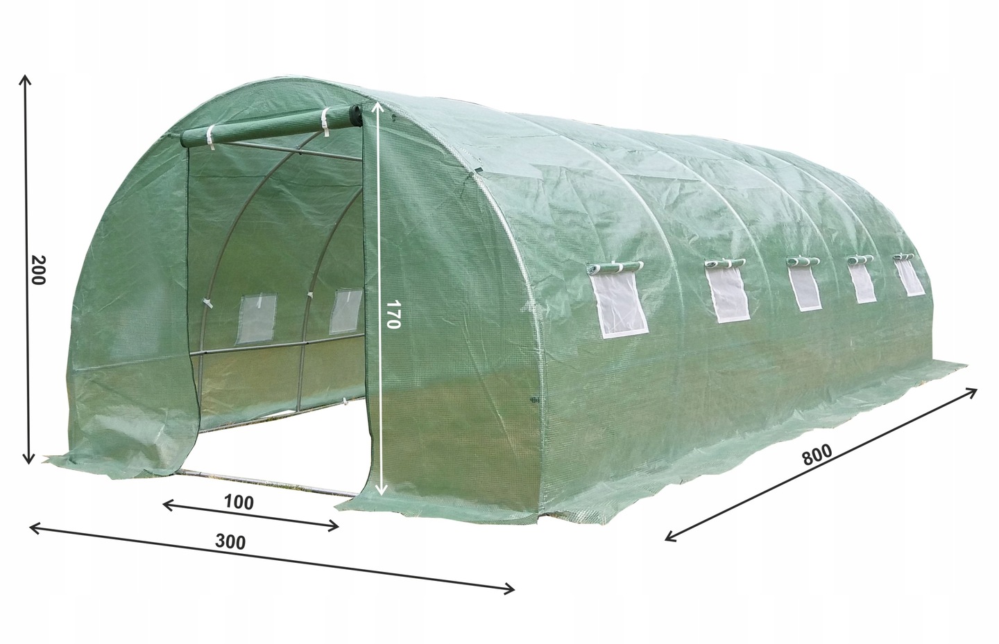 Funkcjonalność z drzwiami zwijanymi i oknami wentylacyjnymi