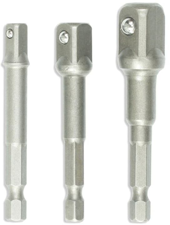 Zestaw adapterów do nasadek 3szt Dedra 18A1003 Zestaw adapterów do nasadek 3szt Dedra 18A1003
