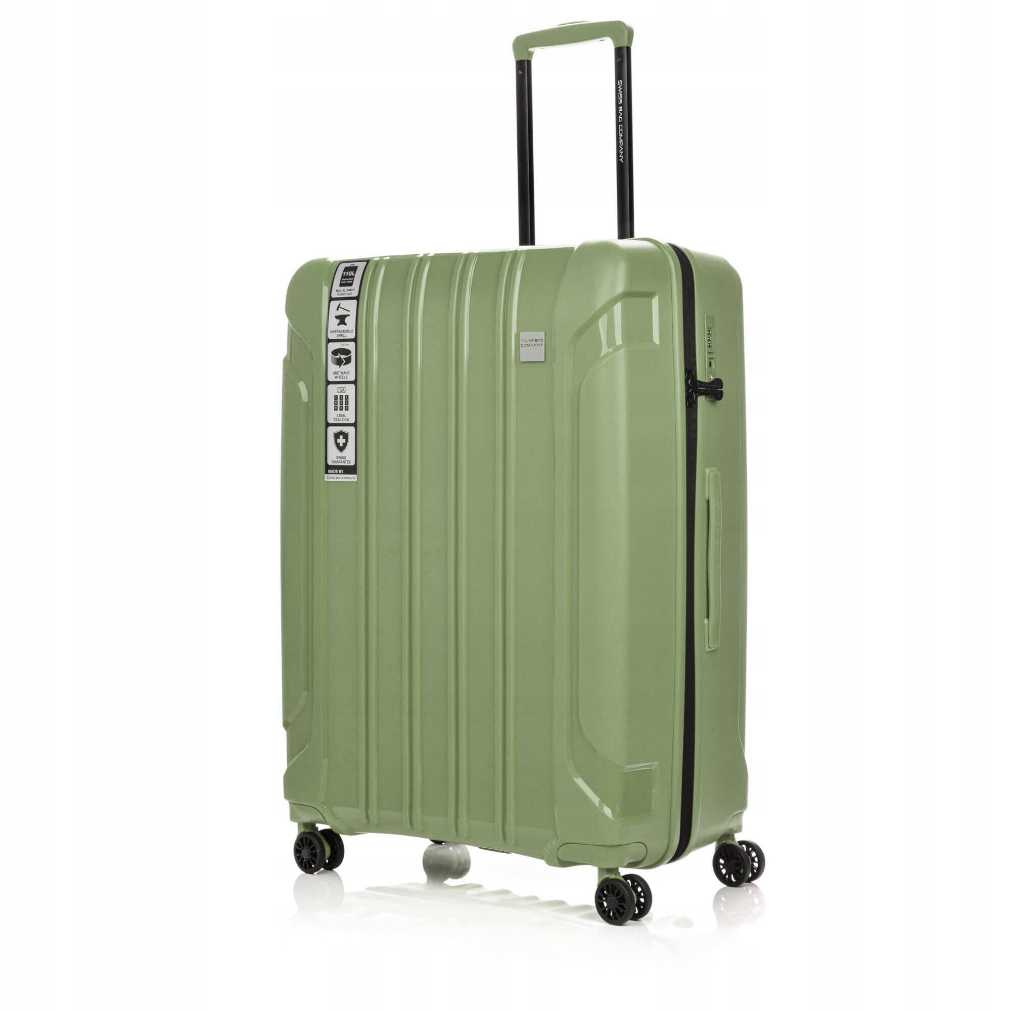 Duża walizka SwissBags Tourist 75 cm zielony – Idealny towarzysz podróży
