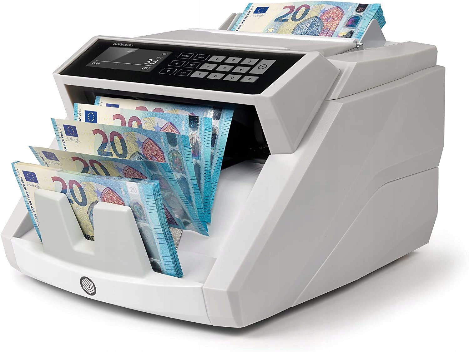 Liczarka i wykrywacz fałszywych banknotów Safescan 2465-S – Niezawodność i wydajność w biurze