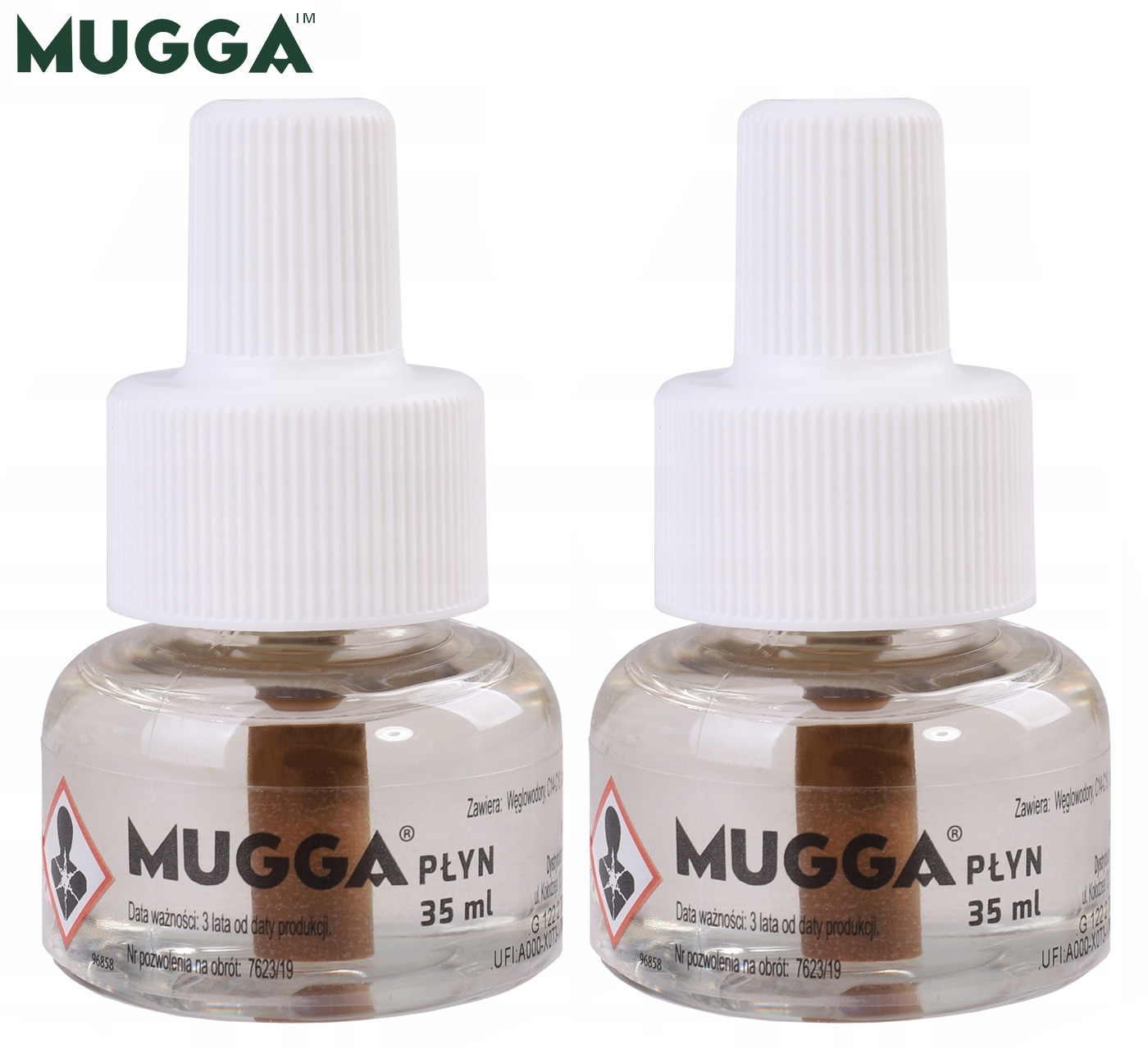 Wkład płyn na komary Mugga 35 ml – Długotrwała ochrona na 45 dni