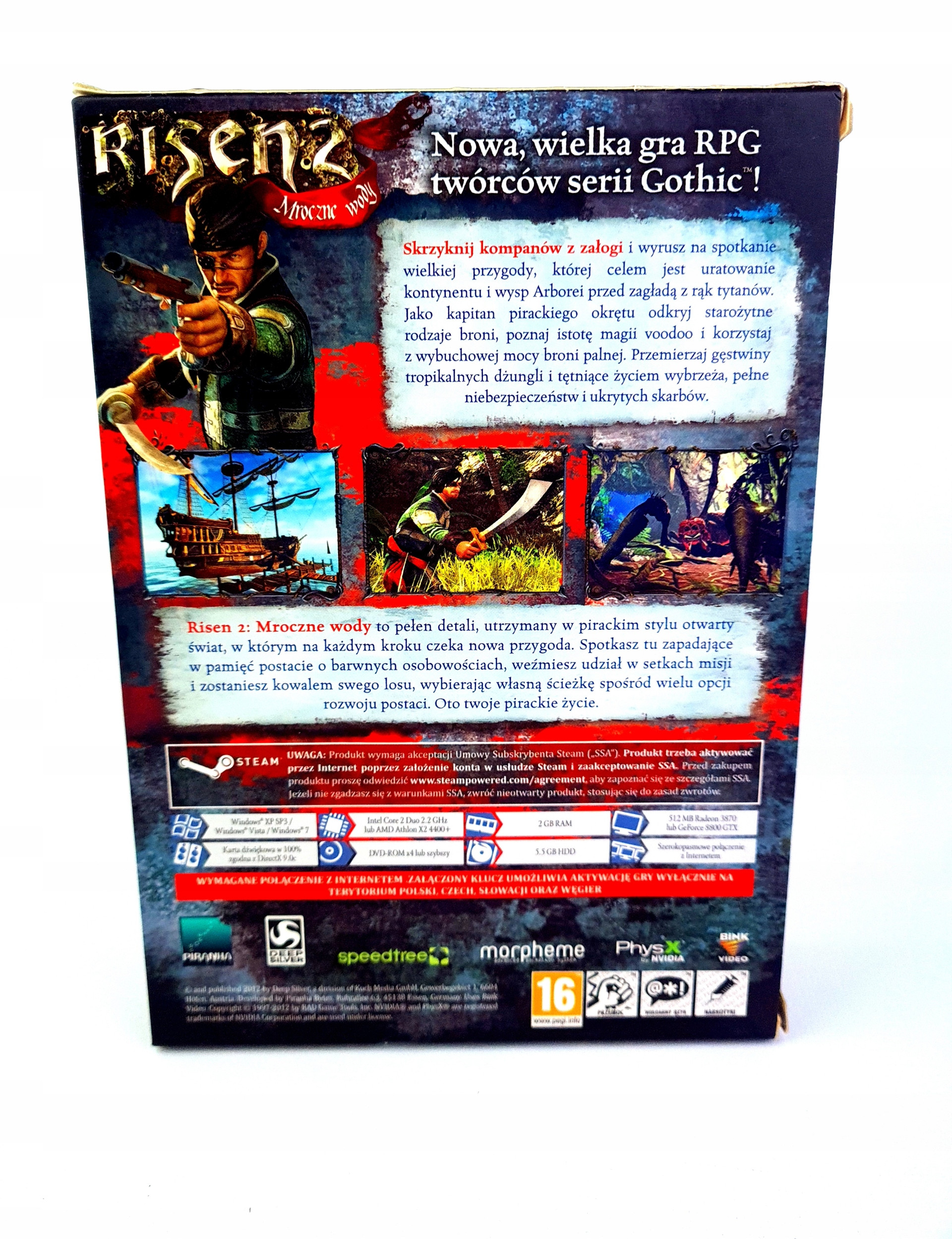 Risen 2: Mroczne Wody PC – Przeżyj epicką przygodę w świecie RPG