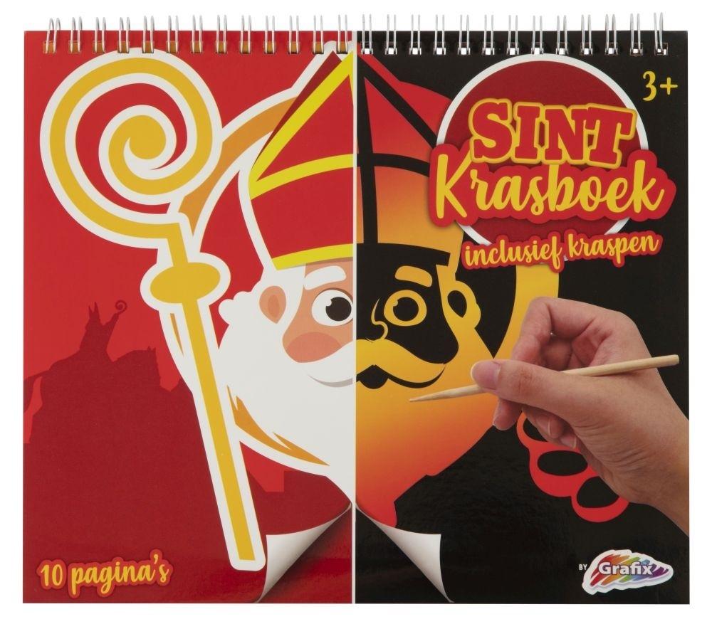 Scratchbook A4/10 z obrazkami świątecznymi – Kreatywna zabawa dla dzieci