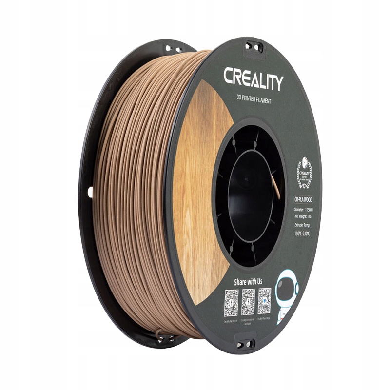 Filament CR-PLA Wood Creality (Sosna biała) – Idealny do druku 3D