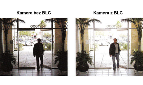 Funkcja BLC w kamerze Hikvision DS-2CD2010-I.