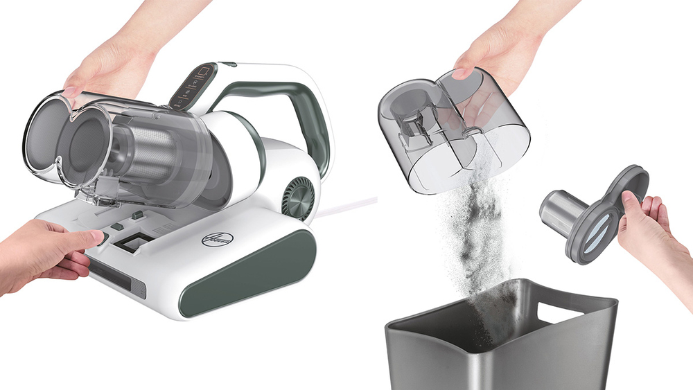 Innowacyjne funkcje – Przezroczysty pojemnik i sterowanie w rączce