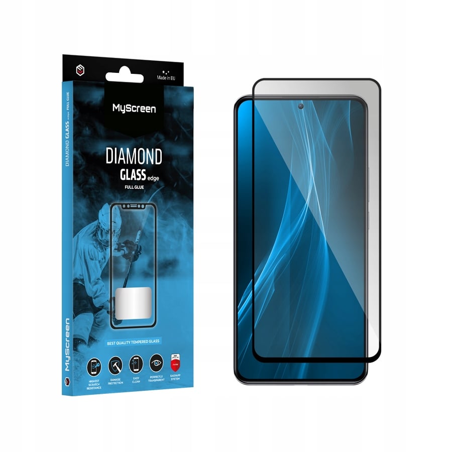 MyScreen DIAMOND GLASS edge Full Glue - Ochrona dla Xiaomi Redmi Note 11E Pro