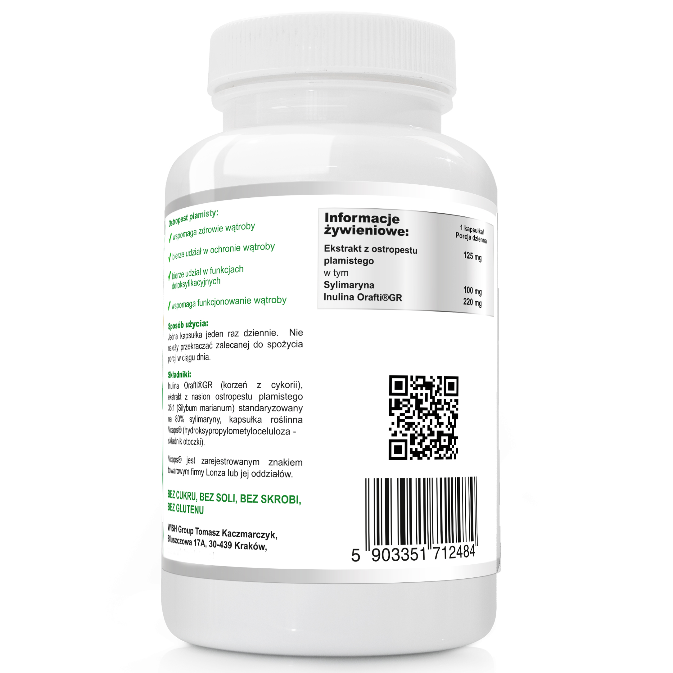 Formuła wzbogacona o prebiotyk Inulina Orafti®GR