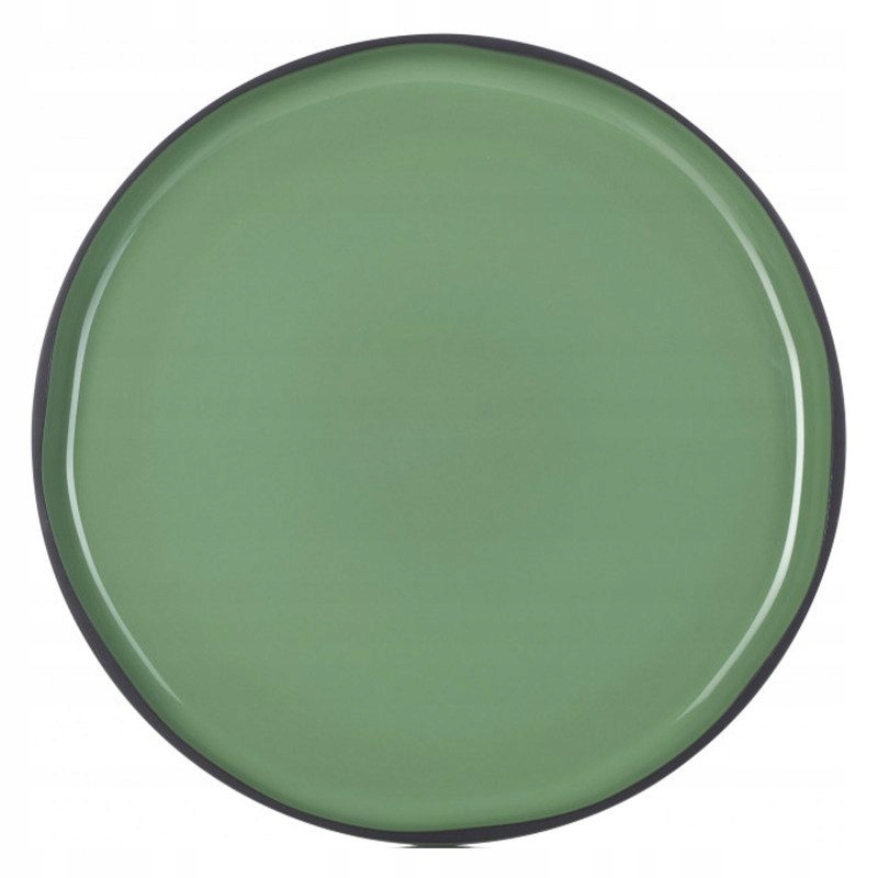 Kolor i kształt talerza – zielony, okrągły