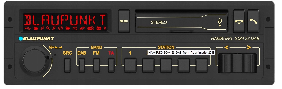 Multikolorowy wyświetlacz LCD i podświetlane przyciski